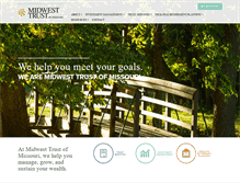 Tablet Screenshot of midwesttrustmo.com